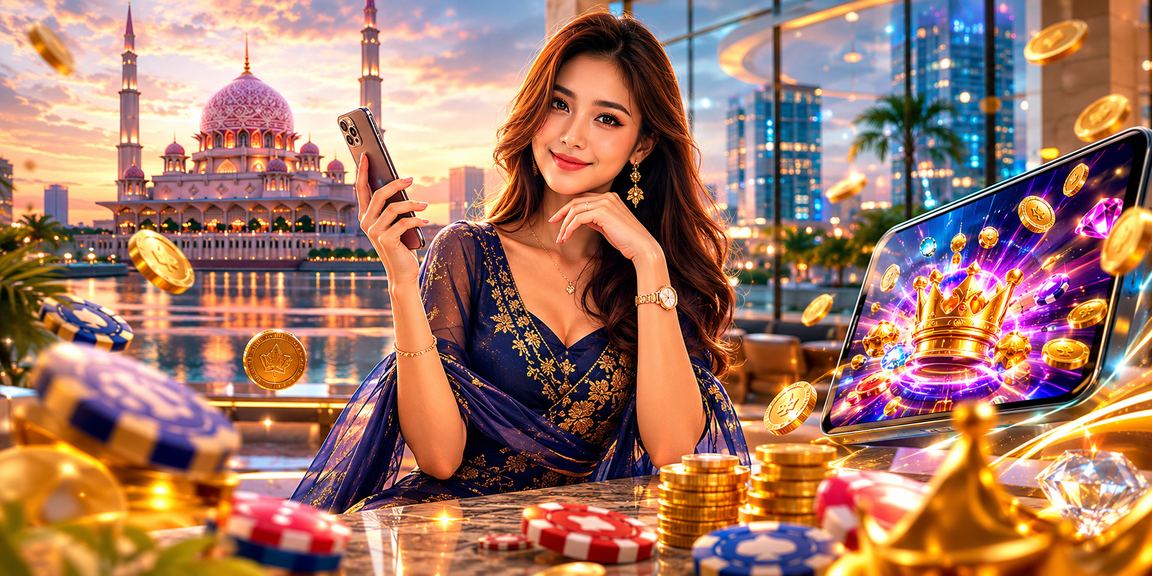 Pengguna Malaysia mengakses platform mamibet melalui telefon mudah alih di Putrajaya